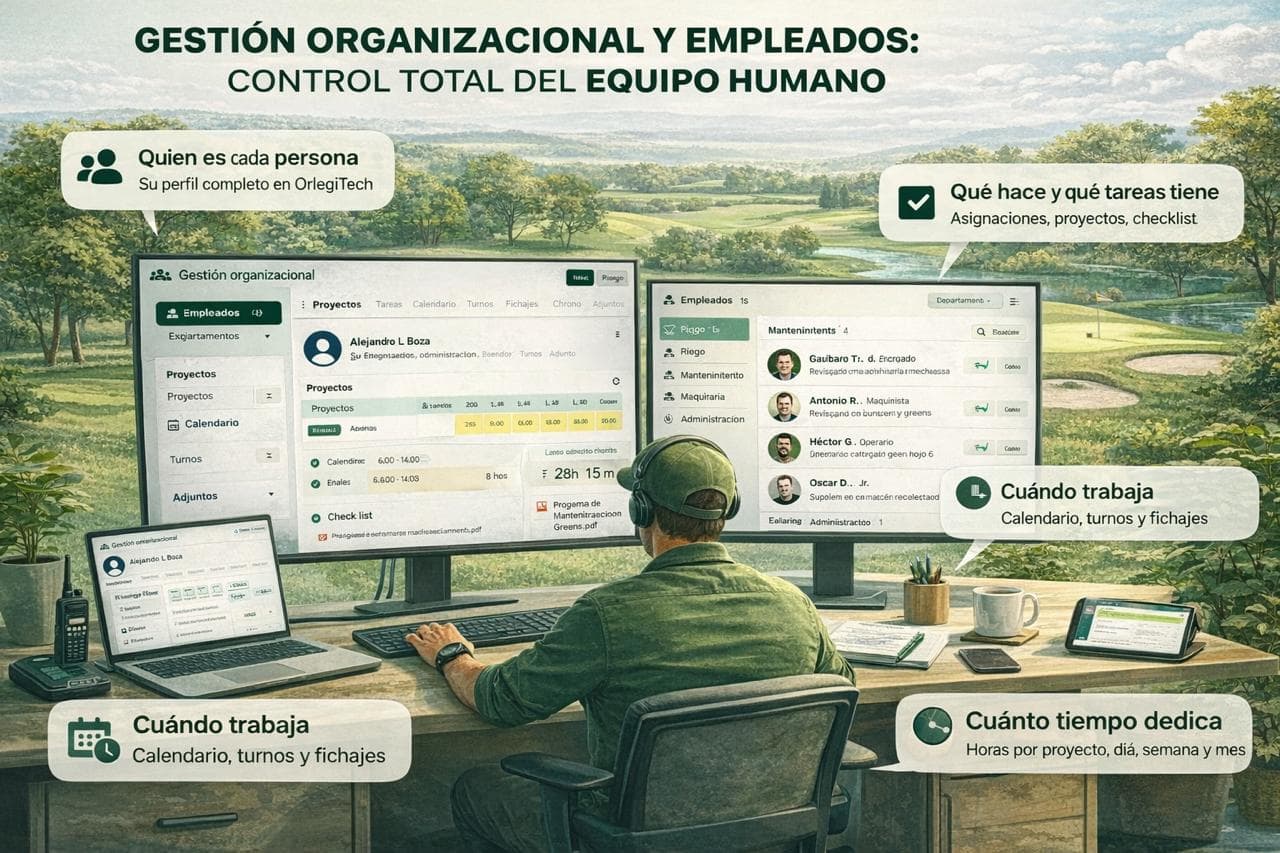 Gestión de operadores y empleados